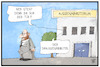 Cartoon: Draußenministerium (small) by Kostas Koufogiorgos tagged karikatur,koufogiorgos,illustration,cartoon,außenministerium,aussen,draußen,schulz,amt,spd