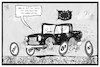 Cartoon: Europas Tempo (small) by Kostas Koufogiorgos tagged karikatur,koufogiorgos,illustration,cartoon,europa,eu,tempo,geschwindigkeit,räder,auto,vehikel,gemeinschaft,unterschied,politik