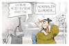 Cartoon: Extremwetter (small) by Kostas Koufogiorgos tagged karikatur,koufogiorgos,hitze,gewitter,sommer,extrem,wetter,klima,wetterbericht,fernsehen,wohnzimmer