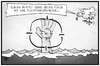 Cartoon: Flüchtlingspolitik (small) by Kostas Koufogiorgos tagged karikatur,koufogiorgos,illustration,cartoon,fluechtlingspolitik,un,eu,fadenkreuz,ertrinken,fluechtling,mittelmeer,europa,fokus,politik