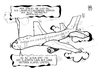 Cartoon: Fluglärm (small) by Kostas Koufogiorgos tagged flughafen,lärm,anwohner,flugzeug,klage,verkehr,umwelt,karikatur,kostas,koufogiorgos