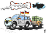 Cartoon: Fußball-EM (small) by Kostas Koufogiorgos tagged fussball em meisterschaft europa bier auto corso motor sport karikatur kostas koufogiorgos