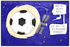Cartoon: Fußball-Welt (small) by Kostas Koufogiorgos tagged karikatur,koufogiorgos,illustration,cartoon,fussball,wm,russland,weltmeisterschaft,welt,erde,iss,astro,alex,sport