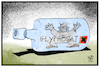 Cartoon: Glyphosat (small) by Kostas Koufogiorgos tagged karikatur,koufogiorgos,illustration,cartoon,glyphosat,eu,flasche,gift,umwelt,pflanzenschutzmittel,gefangen,eingeschlossen