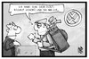 Cartoon: Golf-Rückruf (small) by Kostas Koufogiorgos tagged karikatur,koufogiorgos,illustration,cartoon,golf,rueckruf,vw,volkswagen,dieselgate,automobil,industrie,wirtschaft,sport