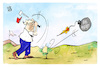 Cartoon: Golfregion (small) by Kostas Koufogiorgos tagged karikatur,koufogiorgos,golfregion,iran,konflikt,krieg,golf,spiel,usa