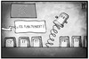 Cartoon: GREXIT (small) by Kostas Koufogiorgos tagged karikatur,koufogiorgos,illustration,cartoon,griechenland,euro,eurozone,europa,versuchslabor,währung,grexit,austritt,rausschmiss,sitz,stuhl,schleudersitz,italien,frankreich,portugal,spanien,zypern,politik
