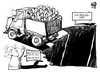 Cartoon: Griechenland-Hilfe (small) by Kostas Koufogiorgos tagged bundestag,merkel,griechenland,hilfe,geld,europa,eu,euro,schulden,krise,loch,laster,ladung,kredit,karikatur,kostas,koufogiorgos