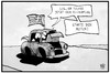 Cartoon: Griechenland (small) by Kostas Koufogiorgos tagged karikatur,koufogiorgos,cartoon,illustration,griechenland,auto,schrott,panne,eu,europa,schuldenkrise,fahrplan,vorgaben,politik
