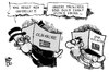 Cartoon: Griechische Gerechtigkeit (small) by Kostas Koufogiorgos tagged illustration,cartoon,karikatur,koufogiorgos,griechenland,gerechtigkeit,oligarchie,armut,reichtum,geld,profit,last,paket,päckchen,schuldenkrise,politik,austerität