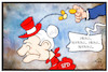 Cartoon: Groko oder NoGroko (small) by Kostas Koufogiorgos tagged karikatur,koufogiorgos,illustration,cartoon,groko,nogroko,spd,tante,hut,blume,entweder,oder,frage,entscheidung,mitgliederentscheid,sozialdemokraten