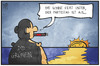 Cartoon: Grüne Ideale (small) by Kostas Koufogiorgos tagged karikatur,koufogiorgos,illustration,cartoon,grüne,atomkraft,sonne,sonnenuntergang,parteitag,ende,partei,politik