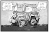 Cartoon: Grüne Woche (small) by Kostas Koufogiorgos tagged karikatur,koufogiorgos,illustration,cartoon,agrar,landwirtschaft,klöckner,traktor,lobby,bauern,wirtschaft,schlamm,mist