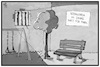 Cartoon: Haft für Park (small) by Kostas Koufogiorgos tagged karikatur,koufogiorgos,illustration,cartoon,haft,park,südkorea,gefängnis,zelle,korruption,präsidentin,justiz,urteil