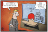 Cartoon: Hartz IV-Urteil (small) by Kostas Koufogiorgos tagged karikatur,koufogiorgos,illustration,cartoon,hartz,iv,jocenter,sozialleistung,rumäne,deutscher,sozialhilfe,geld,witz,politik