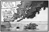 Cartoon: Heißer kalter Krieg (small) by Kostas Koufogiorgos tagged karikatur,koufogiorgos,illustration,cartoon,kalter,heisser,krieg,ukraine,russland,konflikt,separatisten,bürgerkrieg,rauch,feuer,politik