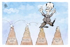 Cartoon: Hürdenlauf (small) by Kostas Koufogiorgos tagged karikatur,koufogiorgos,hürde,gipfel,merz,rentenpaket,wehrdienst,haushalt,richterwahl