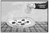Cartoon: Italien (small) by Kostas Koufogiorgos tagged karikatur,koufogiorgos,illustration,cartoon,italien,pizza,separatismus,unabhängigkeit,teilen,teilung,nationalgericht,europa,lombardei,venetien