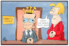 Cartoon: Jens Spahn (small) by Kostas Koufogiorgos tagged karikatur,koufogiorgos,cartoon,illustration,jens,spahn,merkel,könig,kanzler,stuhl,thron,kabinett,klasur,meseberg,politik,groko,cdu