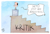 Cartoon: Junge Union (small) by Kostas Koufogiorgos tagged karikatur,koufogiorgos,union,cdu,pult,kritik,stufen,merz