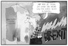 Cartoon: Kalter Krieg (small) by Kostas Koufogiorgos tagged karikatur,koufogiorgos,illustration,cartoon,may,uk,brexit,kalter,krieg,russland,konflikt,diplomatie,heiss,kalt,eisblock,feuer,grossbritannien
