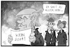 Cartoon: Kein 2019 (small) by Kostas Koufogiorgos tagged karikatur,koufogiorgos,illustration,cartoon,trump,2019,demonstration,opportunist,neujahr,jahreswechsel