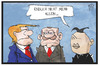 Cartoon: Kim  Trump und Erdogan (small) by Kostas Koufogiorgos tagged karikatur koufogiorgos illustration cartoon trump erdogan kim nordkorea tuerkei usa politiker gemeinsamkeit allein einsam