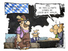 Cartoon: Kommunalwahl Bayern (small) by Kostas Koufogiorgos tagged karikatur,cartoon,illustration,koufogiorgos,bayern,wahl,kommunalwahl,politik,demokratie,uli,hoeneß,partei,bayer,wahllokal