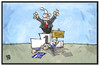 Cartoon: Krisengewinner (small) by Kostas Koufogiorgos tagged karikatur,koufogiorgos,illustration,cartoon,griechenland,deutschland,krise,gewinner,sieg,schuldenkrise,krisengewinner,michel,europa,sieger,ehrung