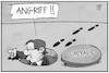 Cartoon: Laschet im Umfragetief (small) by Kostas Koufogiorgos tagged karikatur,koufogiorgos,illustration,cartoon,laschet,cdu,umfrage,umfragetief,angriff,wahlkampf