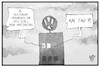 Cartoon: Löhne bei VW (small) by Kostas Koufogiorgos tagged karikatur,koufogiorgos,illustration,cartoon,vw,volkswagen,wolfsburg,autobauer,winterkorn,lohn,gehalt,geld,zentrale,firmensitz,wirtschaft