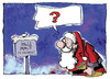 Cartoon: Maut für Ausländer (small) by Kostas Koufogiorgos tagged maut ausländer weihnachtsmann csu karikatur koufogiorgos