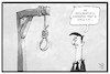 Cartoon: Menschenrechtskonvention (small) by Kostas Koufogiorgos tagged karikatur,koufogiorgos,illustration,cartoon,menschenrecht,syrien,assad,hängen,hinrichtung,krieg,konflikt
