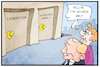 Cartoon: Merkel und Putin (small) by Kostas Koufogiorgos tagged karikatur,koufogiorgos,illustration,cartoon,deutschland,russland,konflikt,eheberatung,scheidungsanwalt