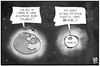 Cartoon: Mietpreisbremse (small) by Kostas Koufogiorgos tagged karikatur,koufogiorgos,illustration,cartoon,mond,erde,planet,mietpreisbremse,mieter,vermieter,weltall,geld,verbraucherschutz,wohnen,miete,politik