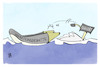 Cartoon: Migrationsdebatte (small) by Kostas Koufogiorgos tagged karikatur,koufogiorgos,migration,schlauchboot,motor,richtung,realität