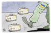 Cartoon: Minenräumung (small) by Kostas Koufogiorgos tagged karikatur,koufogiorgos,ukraine,putin,minenräumung,krieg