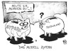 Cartoon: Modell Zypern (small) by Kostas Koufogiorgos tagged zypern,modell,eur,euro,rettung,europa,schulden,krise,sparpolitik,sparschwein,karikatur,kostas,koufogiorgos