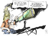 Cartoon: Mondpreise (small) by Kostas Koufogiorgos tagged mondpreis,benzin,strom,teleskop,michel,vebraucher,karikatur,kostas,koufogiorgos
