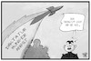 Cartoon: Nordkorea (small) by Kostas Koufogiorgos tagged karikatur,koufogiorgos,illustration,cartoon,rakete,antrieb,sprit,hunger,angst,diktatur,nordkorea,kim,jong,un,nuklear,waffe,krieg,konflikt