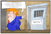 Cartoon: Norwegische Einwanderer (small) by Kostas Koufogiorgos tagged karikatur,koufogiorgos,illustration,cartoon,trump,breivik,norwegen,drecksloch,einwanderung,immigranten,beleidigung,usa,gefängnis,kriminalität