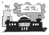 Cartoon: NSA-Affäre (small) by Kostas Koufogiorgos tagged nsa,spionage,bundestag,botschaft,usa,reichstag,parlament,deutschland,karikatur,koufogiorgos
