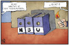 Cartoon: NSU-Abschlussbericht (small) by Kostas Koufogiorgos tagged karikatur,koufogiorgos,illustration,cartoon,nsu,akten,untersuchungsausschuss,sabotage,terrorismus,terrorzelle,neonazi,rechtsextremismus,politik
