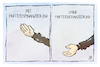 Cartoon: Parteienfinanzierung (small) by Kostas Koufogiorgos tagged karikatur,koufogiorgos,parteieinfinanzierung,hitlergruss,geld,betteln