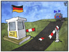 Cartoon: PKW-Maut (small) by Kostas Koufogiorgos tagged karikatur,koufogiorgos,illustration,cartoon,pkw,maut,auto,eu,europa,gebühr,strasse,verkehr,schranke,stopp,politik,infrastruktur