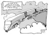 Cartoon: Pofalla bei der Bahn (small) by Kostas Koufogiorgos tagged pofalla,bahn,vorstand,politik,karikatur,koufogiorgos
