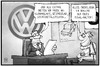 Cartoon: Pokalsieger Wolfsburg (small) by Kostas Koufogiorgos tagged karikatur,koufogiorgos,illustration,cartoon,wolfsburg,vfl,fussball,dfb,pokal,automobil,fan,autohändler,verkäufer,volkswagen