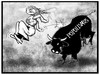 Cartoon: Populismus in der EU (small) by Kostas Koufogiorgos tagged karikatur,koufogiorgos,illustration,cartoon,wahl,europawahl,stier,zeus,europa,populismus,politik,demokratie