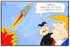 Cartoon: Rakete Wirtschaft (small) by Kostas Koufogiorgos tagged karikatur,koufogiorgos,illustration,cartoon,wirtschaft,deutschland,usa,nordkorea,trump,kim,jong,un,rakete,waffe,wirtschaftskraft,wachstum