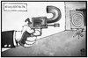 Cartoon: Revolvertaktik (small) by Kostas Koufogiorgos tagged karikatur,koufogiorgos,illustration,cartoon,griechenland,revolvertaktik,pistole,selbstmord,erpressung,europa,eurogruppe,wirtschaft,politik,eu,zielscheibe